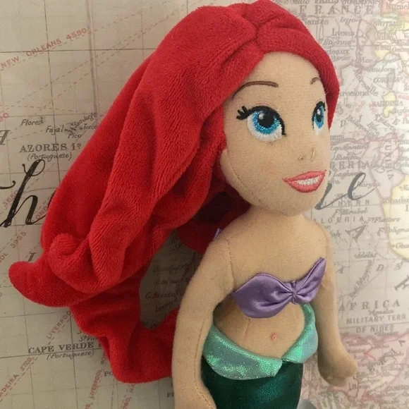 Ariel The Little Mermaid Plush Doll from The Disney Store - Picture 2 of 6